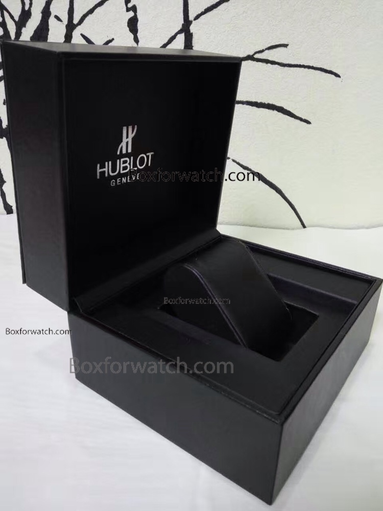 Larger Size Hublot Black Leather Watch Box / Replica Wholesale